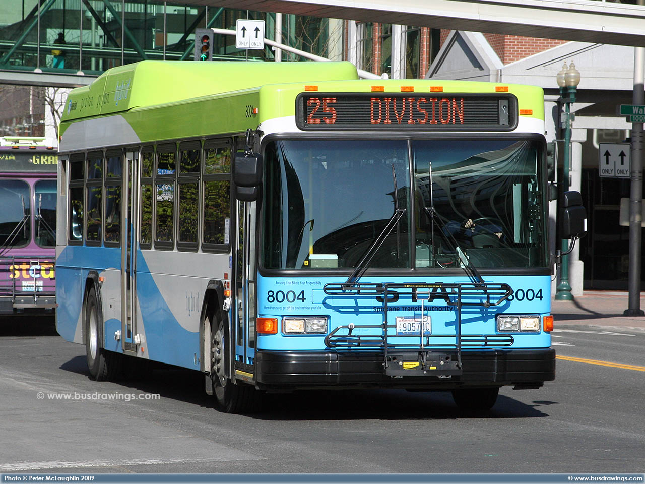 www.busdrawings.com - Spokane Transit Authority, WA - 2008 Gillig 40